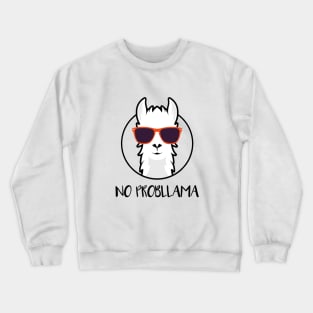 No Probllama Crewneck Sweatshirt